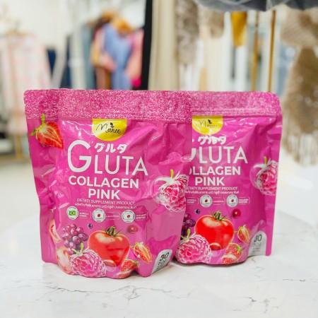 2 Pc Gluta Collagen Pink Dietary Supplement