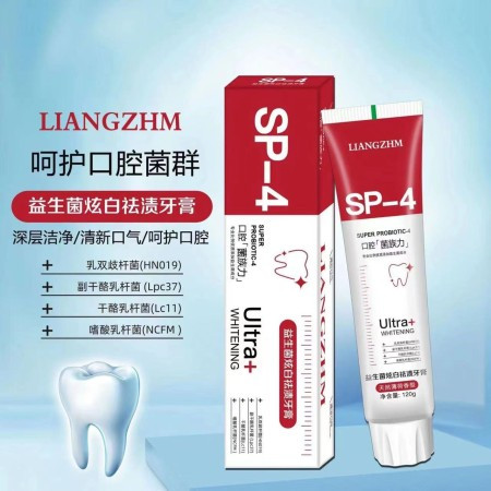 SP-4 Probiotic Whitening & Stain Removal Toothpaste