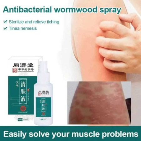 2 PCS Antibacterial Wormwood Spray
